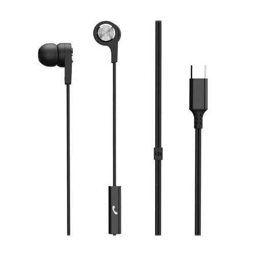 Проводные наушники Maxell 199261 Sync Up Type-C с микрофоном, черные