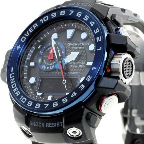 Pre-owned Casio G-shock Gulfmaster Gwn-1000b-1bjf Multiband 6 Men Watch In Box