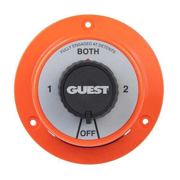 Marinco 2100 Cruiser Series Battery Selector Switch with AFD, Guest Switches