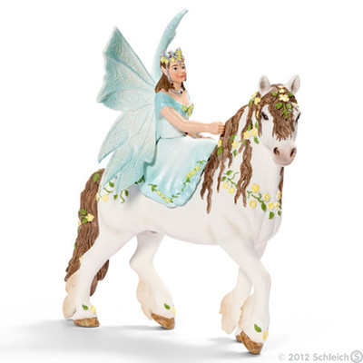 SCHLEICH Bayala 70452 Princess Eyela on Horseback -Sun Elf Horse Character Model