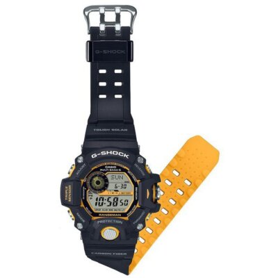Pre-owned Casio Gw-9400yj-1jf G-shock Master Of Rangeman Watch