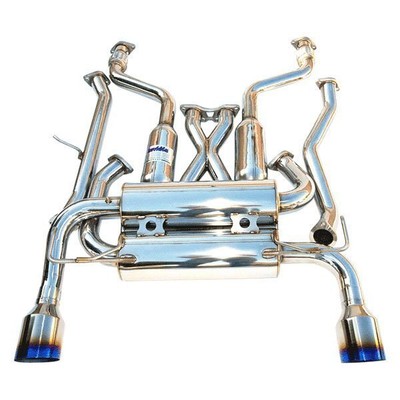 Invidia 09+ FX35 2/4WD Gemini Single Layer Titanium Tip Cat-back Exhaust