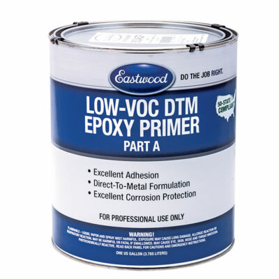 Eastwood Black Direct To Meal Epoxy Fast Drying Automotive Primers Gallon 1:1