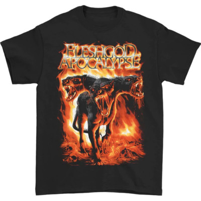 Cerberus Fleshgod Apocalypse Band Shirt Short Sleeve Black Unisex S-5XL