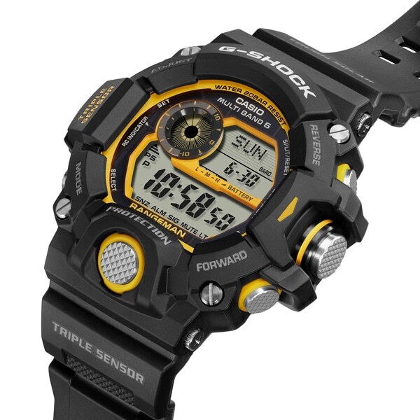 Pre-owned Casio G-shock Rangeman Gw-9400yj-1jf Land Emergency Color Radio Solar Watch