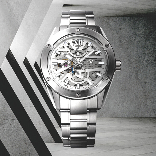Pre-owned Orient Star Rk-bz0001s Avant-garde Skeleton Mechanical Automatic Watch 42.3mm