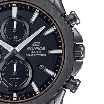 Pre-owned Casio Edifice Efs-s570ydc-1ajf Sport Chronograph Sapphire Solar Men Watch
