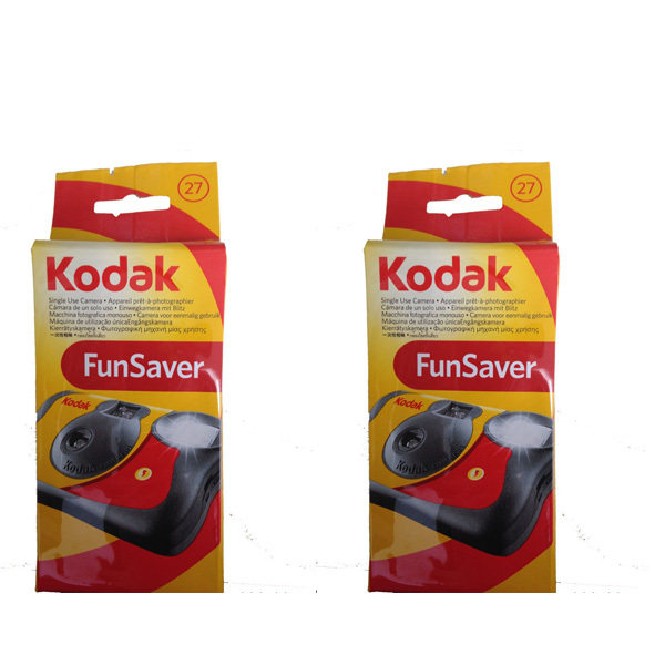 2 Pcs Kodak FunSaver One Time Use Disposable 35mm Film Camera with Flash 2022 41778617762 eBay