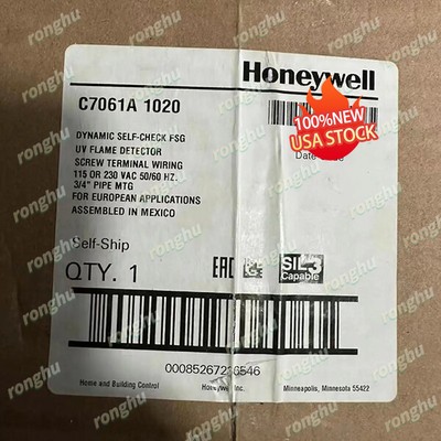1PCS New Sealed C7061A-1020 Honeywell UV Flame Detector Free Shipping