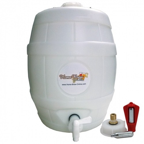 Pressure Barrel Keg 25L CO2 For Home Brew Beer Cider Lager Ale