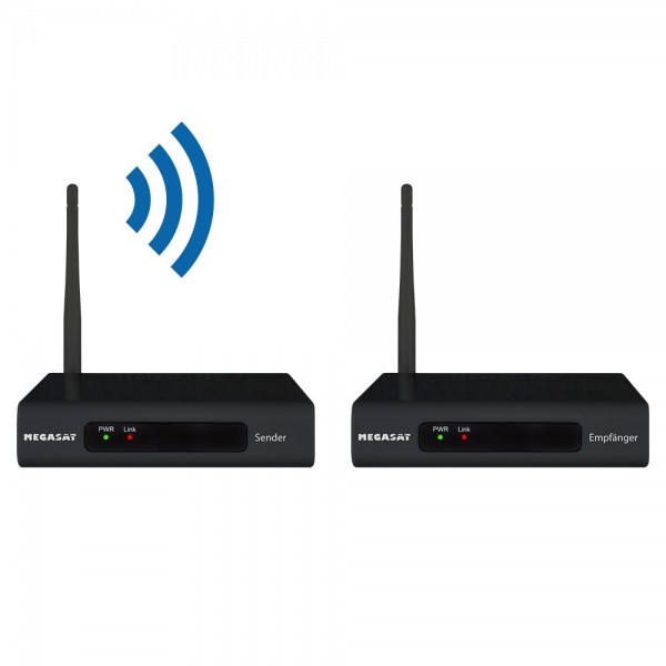 Megasat Wireless HD Sender Classic 1080p TV Signal Übertragung per Funk kabellos