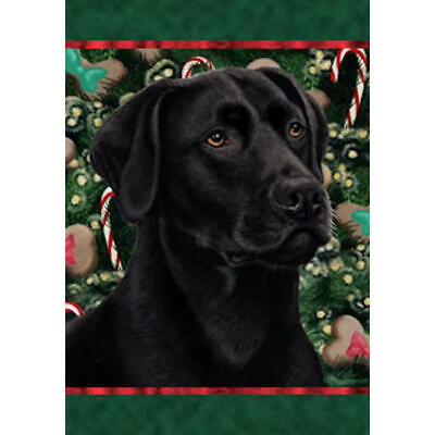 Black Labrador Retriever Holiday Treats Flag