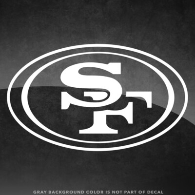 San Francisco 49ers NFL Vinyl Decal Sticker - 4'' and Larger - 30+ Color Options!