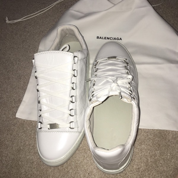 balenciaga arena womens white
