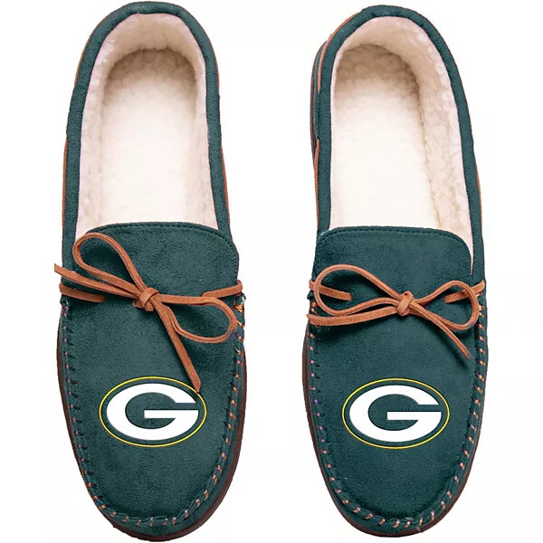 NFL Green Bay Packers New Team Color Moccasin Slippers