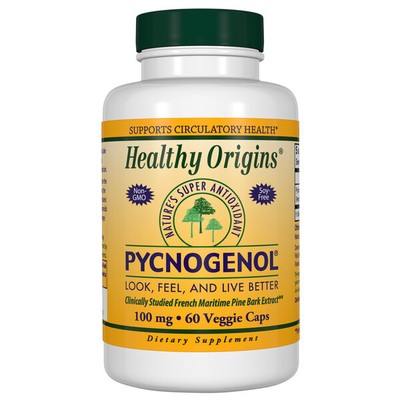 Healthy Origins - Pycnogenol 100mg X 60 Vegetarische Kapseln