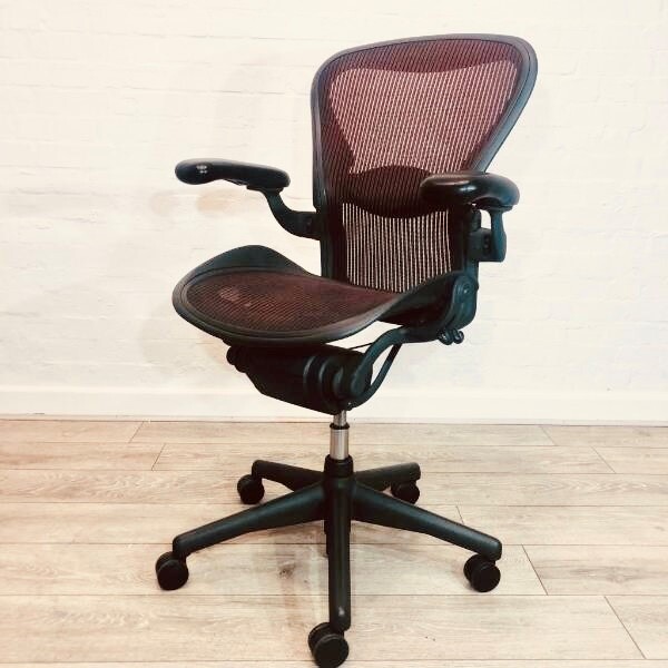 Herman Miller Aeron Office Chair, Ergonomic, Size B (With Lumbar