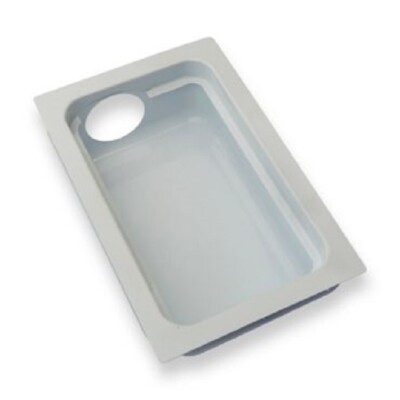 Construction Solutions DBX1000M White Dryer Box Metal w Trim Ring for 2x6 walls