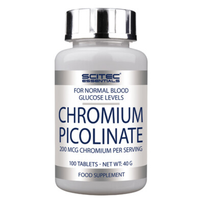 (EUR 222,50/kg) Scitec Nutrition - Chromium Picolinate, 100 Tabletten