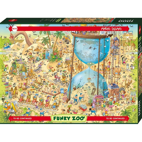 Desert Habitat Funky Zoo 1000 Piece Jigsaw Puzzle Heye New
