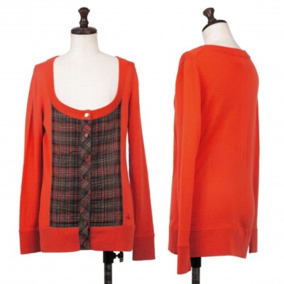 Vivienne Westwood｜CARDIGANS (CHECK CARDIGAN (3803002C K Vivienne Westwood Red Label Checker Switching Knit Cardigan