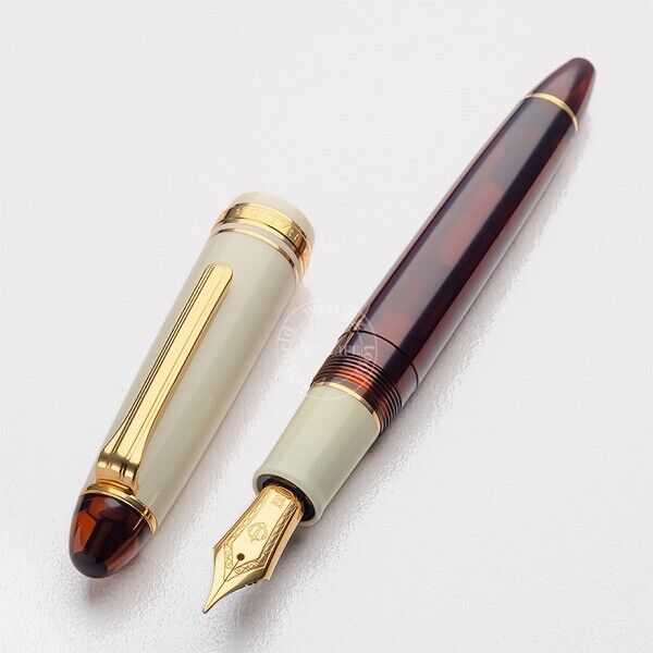 Sailor Profit 21K Fountain Pen Cappuccino Brown Medium Nib Limited Edition NEW