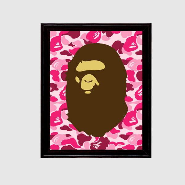Old Rare A bathing Ape 刻ん pink camo 傘 美品 Old Rare A bathing Ape 刻ん pink camo 傘 美品
