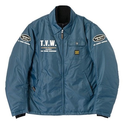 24-25Vanson Coach Jacket Svs2405W Navy M Size japan