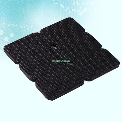 Black Adhesive Furniture Desk Table Sofa Legs Nonslip Rug Oblong Pad Protector