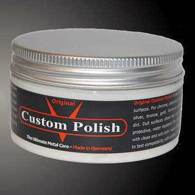 ORIGINAL CUSTOM POLISH 120g Chrompaste Chrom Chrome Edelstahl VA Alu Politur 