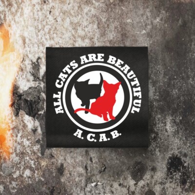 ALL CATS ARE BEAUTIFUL RÜCKENAUFNÄHER/BACKPATCH (MBPMTB005)