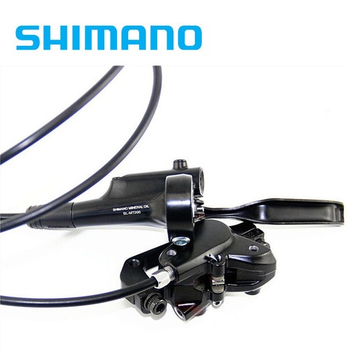 Shimano BR BL MT200 Disc Brake Set Front & Rear G3 HS1 RT56 Rotor Black MTB