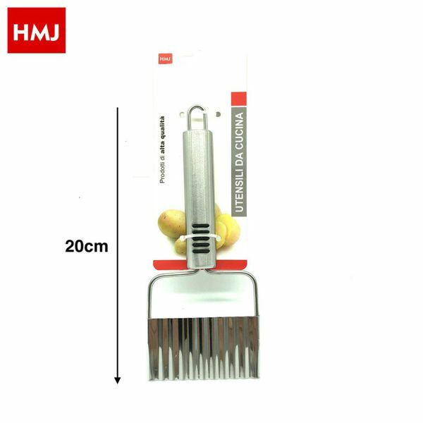 Taglia Patate TagliaPatate Rustiche Lama Accessorio Cucina Inox hmj