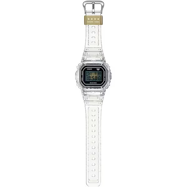 Pre-owned Casio G-shock Dw-5040rx-7jr 40th Anniversary Clear Remix Limited Men's Watch