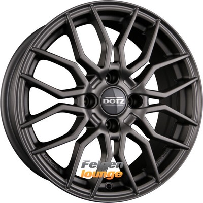4x DOTZ LIMEROCK GREY - Gunmetal 6,5x16 ET38 4x108