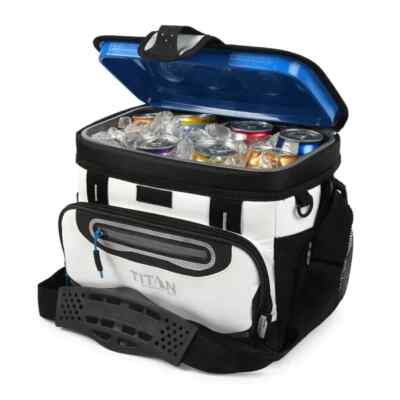 Arctic Zone Titan Deep Freeze 30 Can 20 Qt Zipperless Hardbody Cooler, White