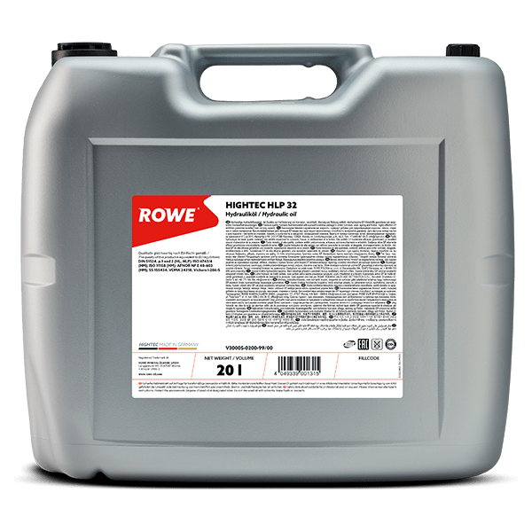 ROWE HIGHTEC HLP 32 Hydrauliköl ISO VG 32 nach DIN 51524 20 Liter