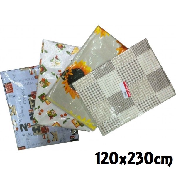 Tovaglia Crick Tavolo Tavola 100% Poliestere No Stiro Fantasia 120x230cm dfh