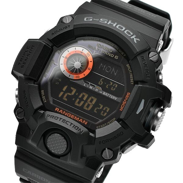 G-SHOCK RANGEMAN　GW-9400BJ GW9400-1 | Black Triple Sensor Rangeman Men's Watch G-SHOCK