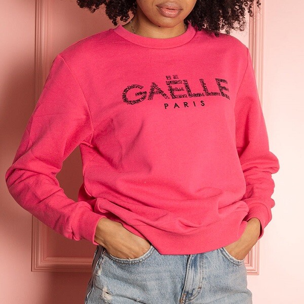 

GAELLE Paris Толстовка с круглым вырезом Женщина GBD11005SFML Фуксия, Розовый
