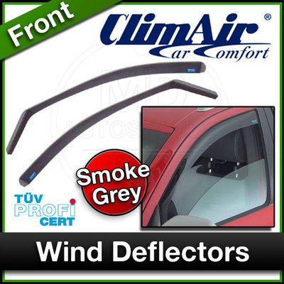 CLIMAIR Car Wind Deflectors PORSCHE CAYENNE 2002 to 2010 FRONT