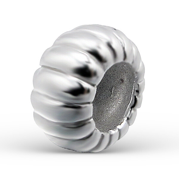 925 Sterling Silver Round Circle Design Charm Bead (Design 5)