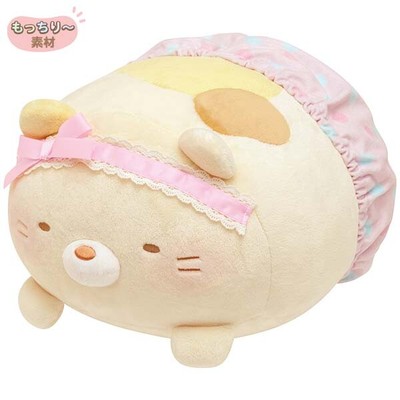 Sumikko Gurashi Neko Cat Round Plush Doll Sumikko Baby San-X Japan