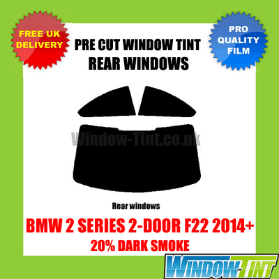 Bmw 2 Serie 2 Turen Coupe F22 2014 20 Dunkel Hinten Vorgeschnittene