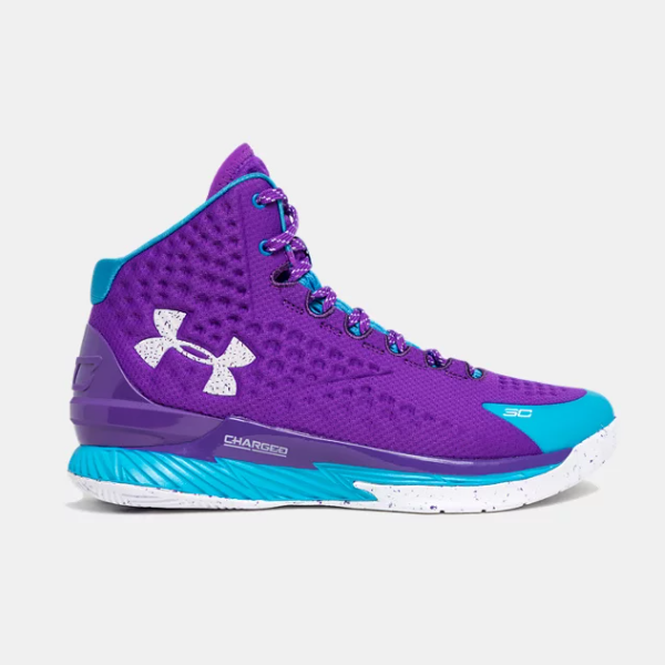 

Баскетбольные кроссовки Under Armour Curry 1 Feather To Son (3026075-500), Purple black, Under armour Curry 1