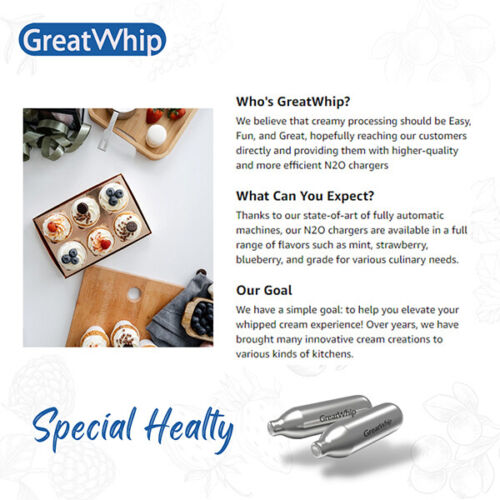 GREATWHIP Watermelon Whipped Cream Charger 50ct - Nimbus Imports