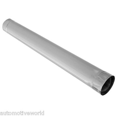 Stainless Steel Chimney Flue Liner 80mm / 3.15" 1 meter Solid Pipe Ducting Tube