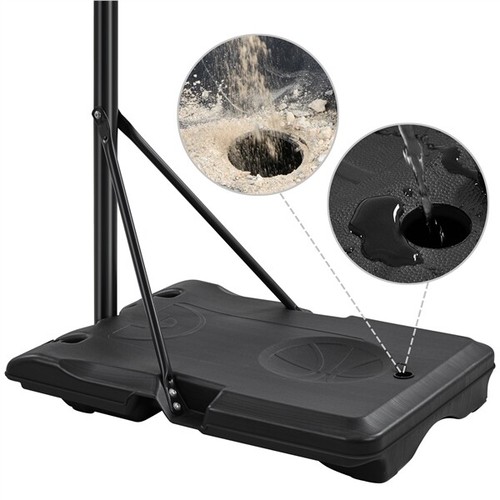 Basketball Hoop System Portable Basketball Goal Height Adjustable 6-7ft for Kids