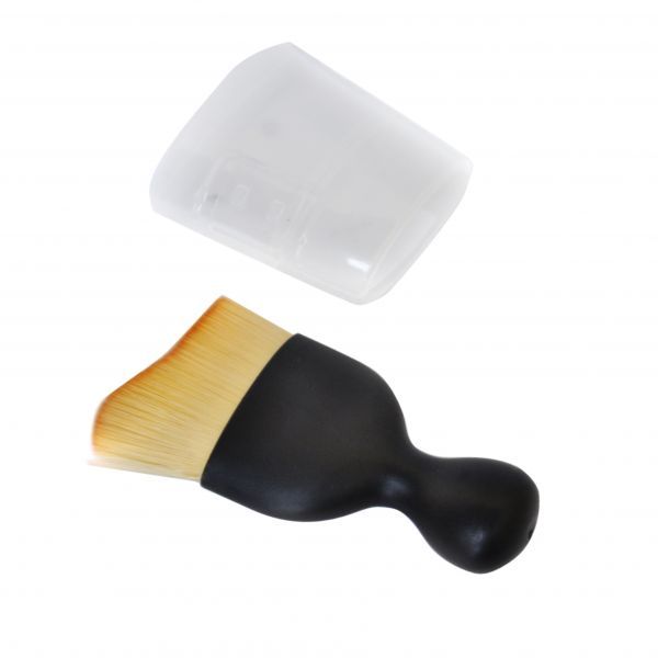 Pennello Fondotinta Con Setole Ad Onda Manico Corto Makeup Trucco Donna dfh