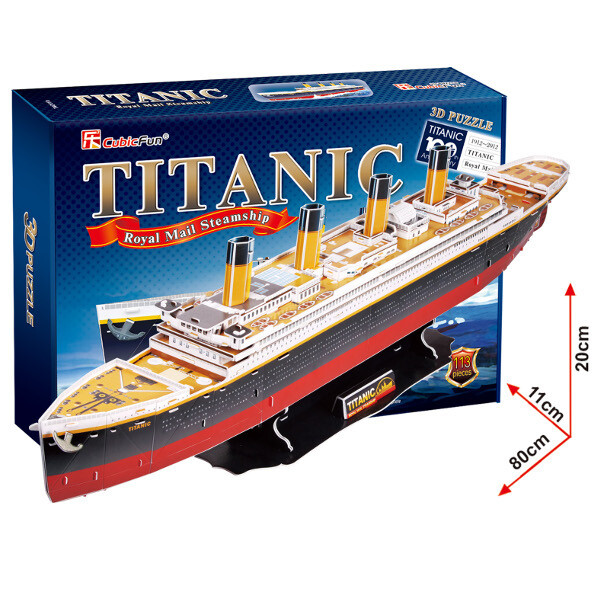 Cubic Fun - 3D Puzzle Titanic Groß 80 cm